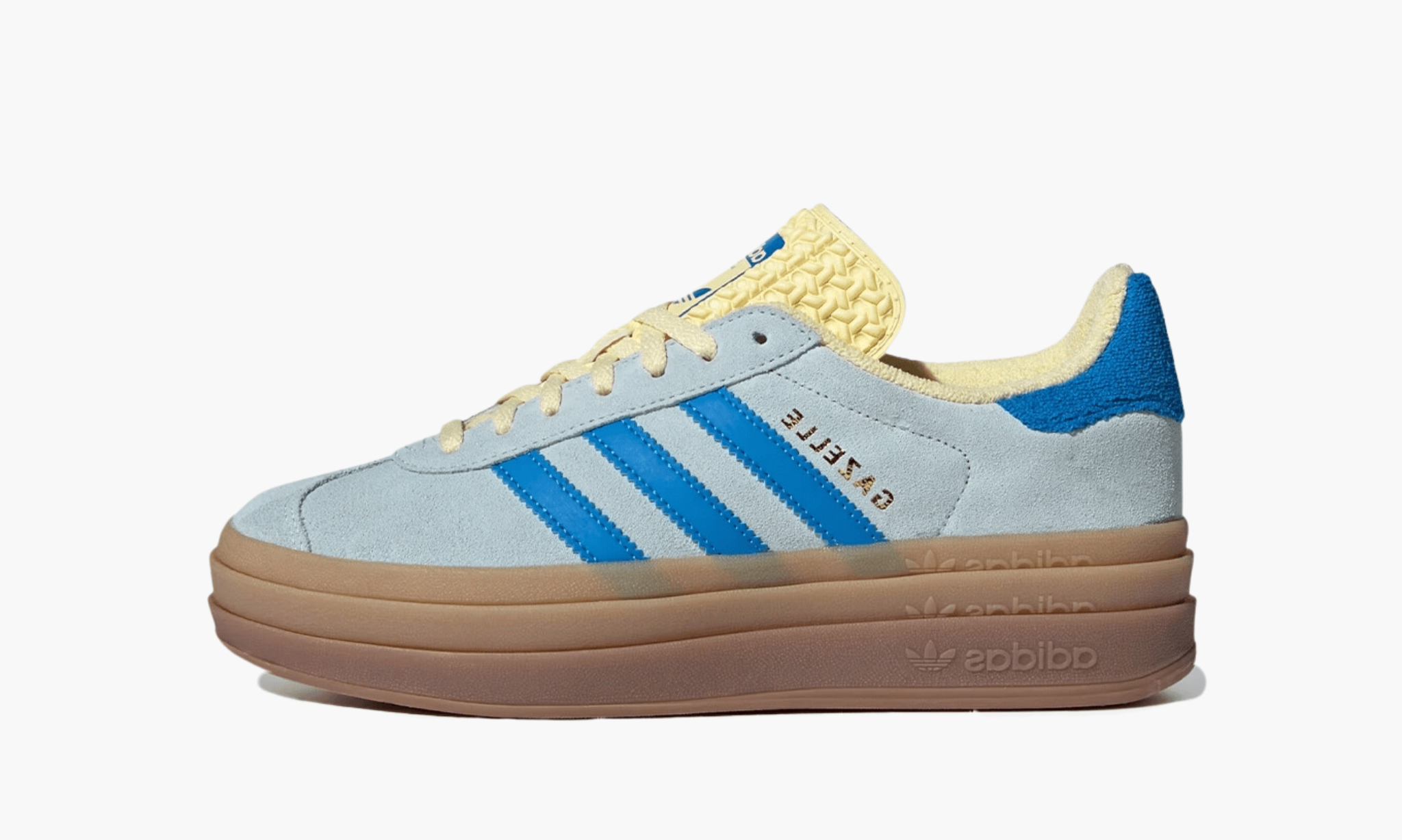 Adidas Gazelle Bold Almost Blue Yellow