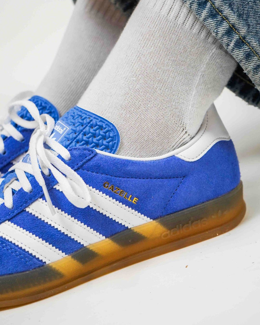 Adidas Gazelle Indoor "Blue Fusion Gum"