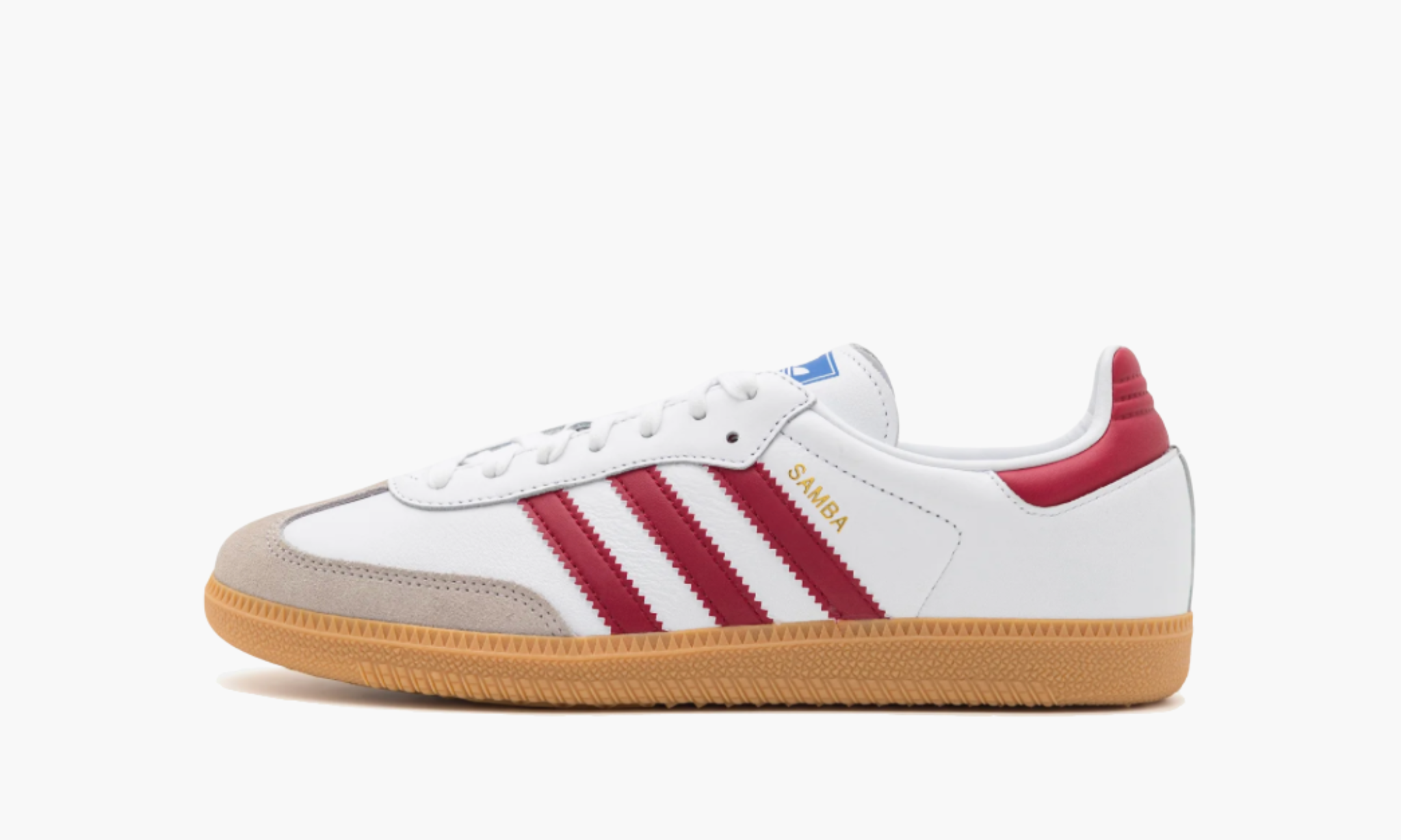 Adidas Samba OG White Burgundy Gum