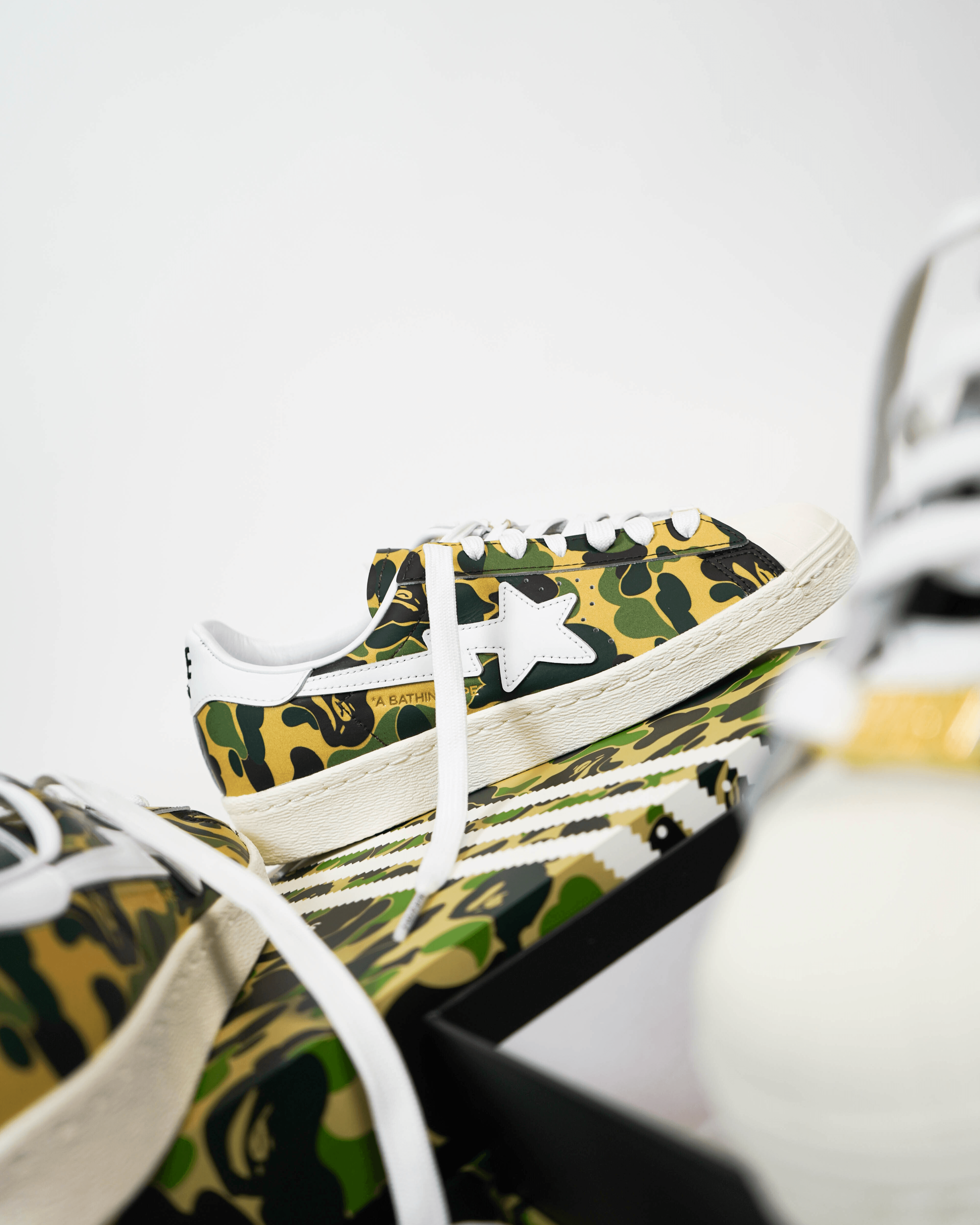 Adidas Superstar Bape Camo Green