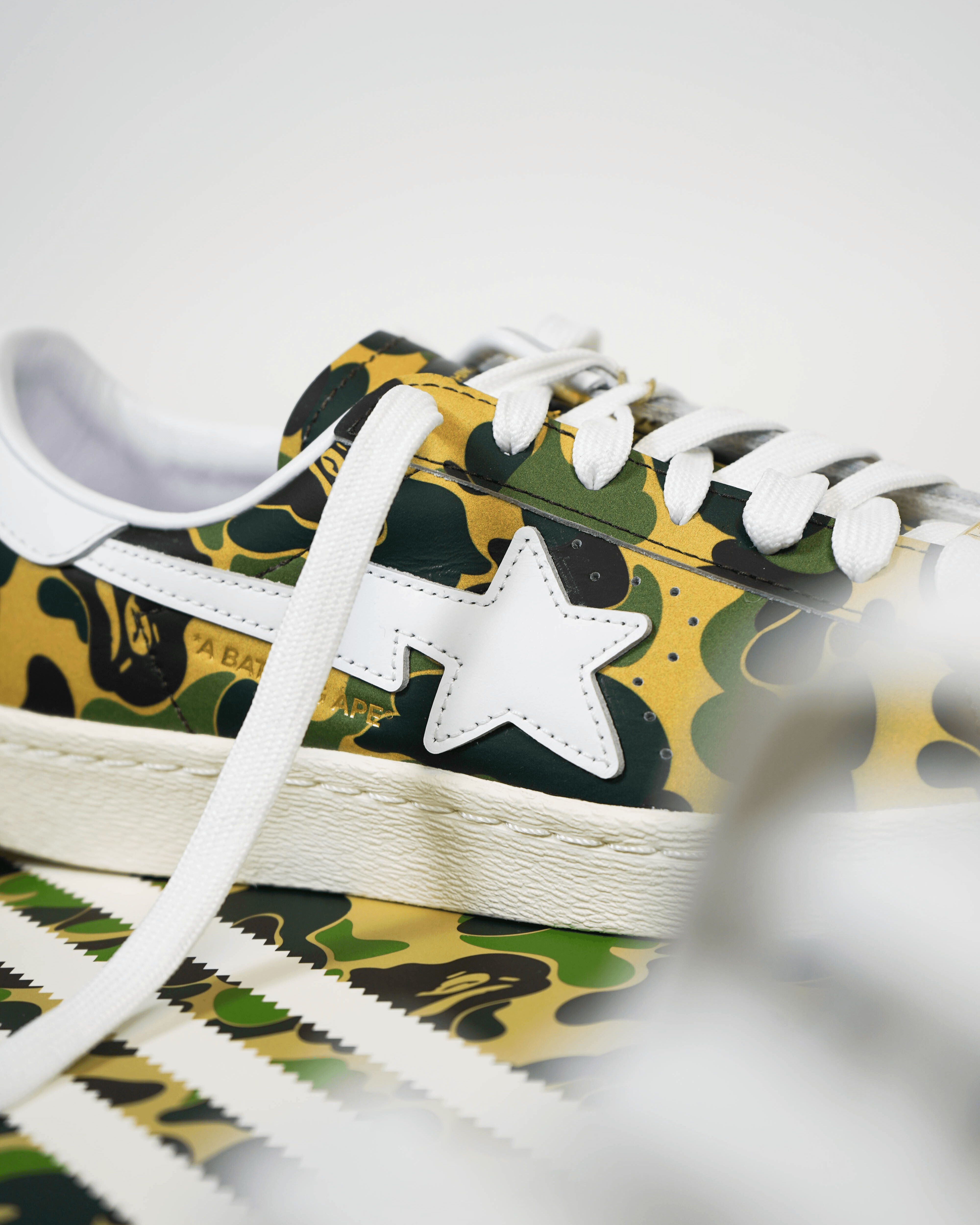 Adidas Superstar Bape Camo Green