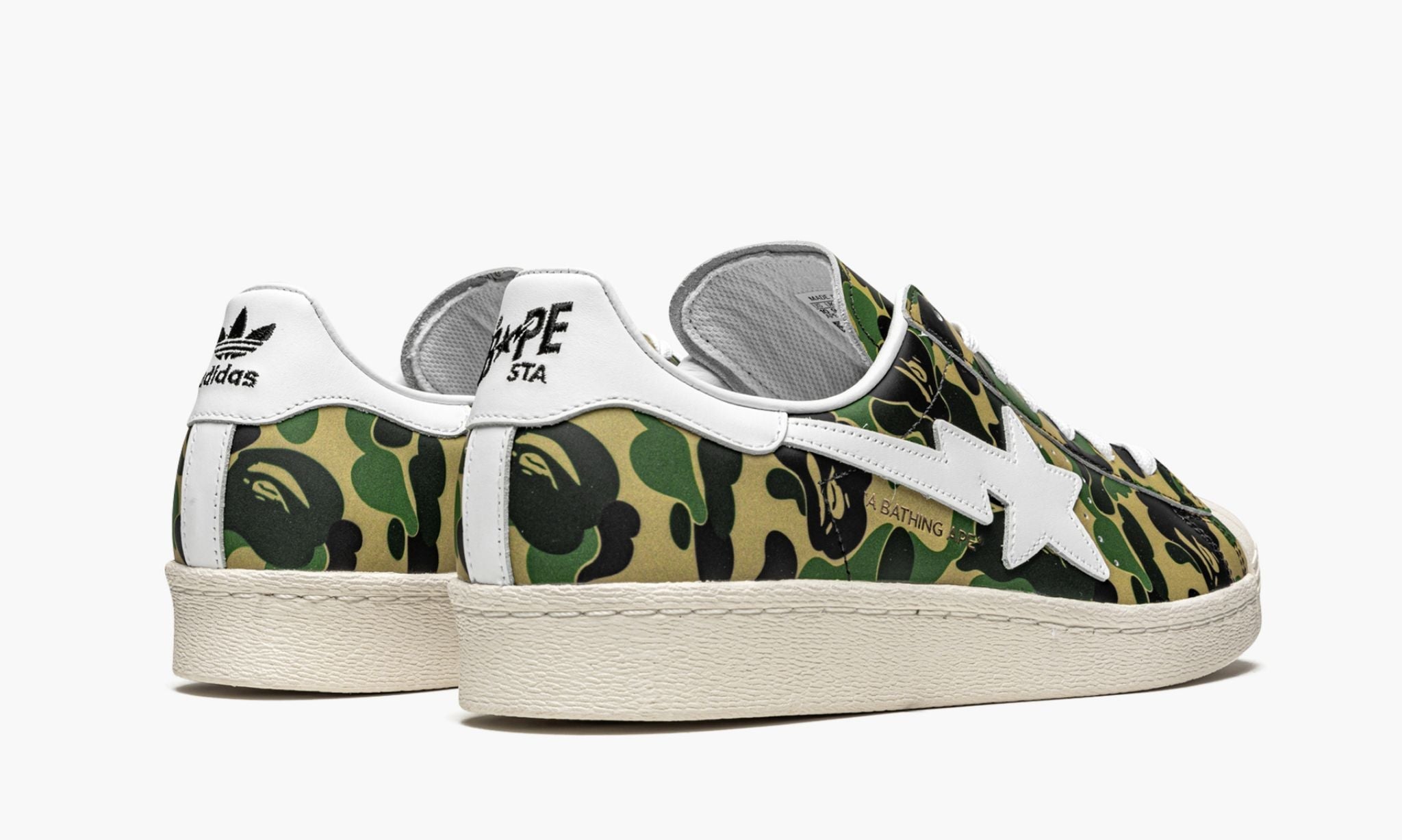 Adidas Superstar Bape Camo Green