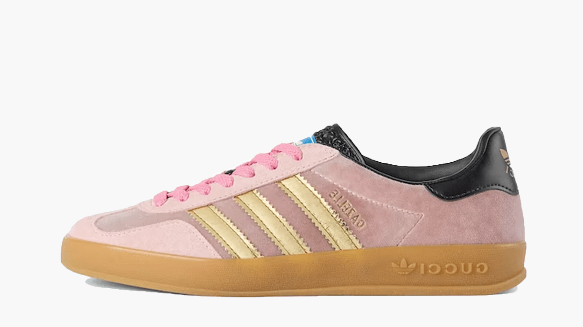 Adidas x Gucci Gazelle Pink Velvet