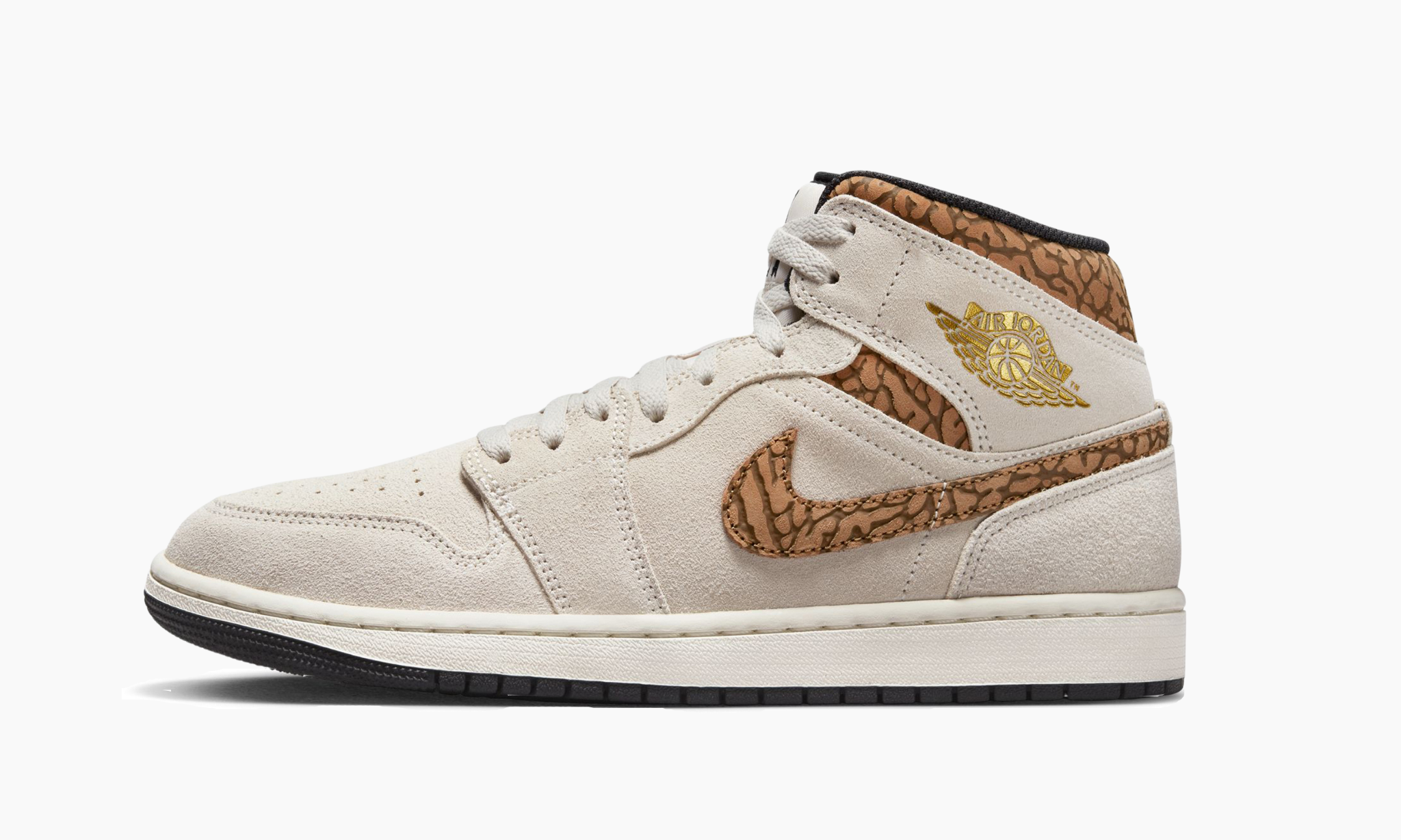 Air Jordan 1 Mid Brown Elephant