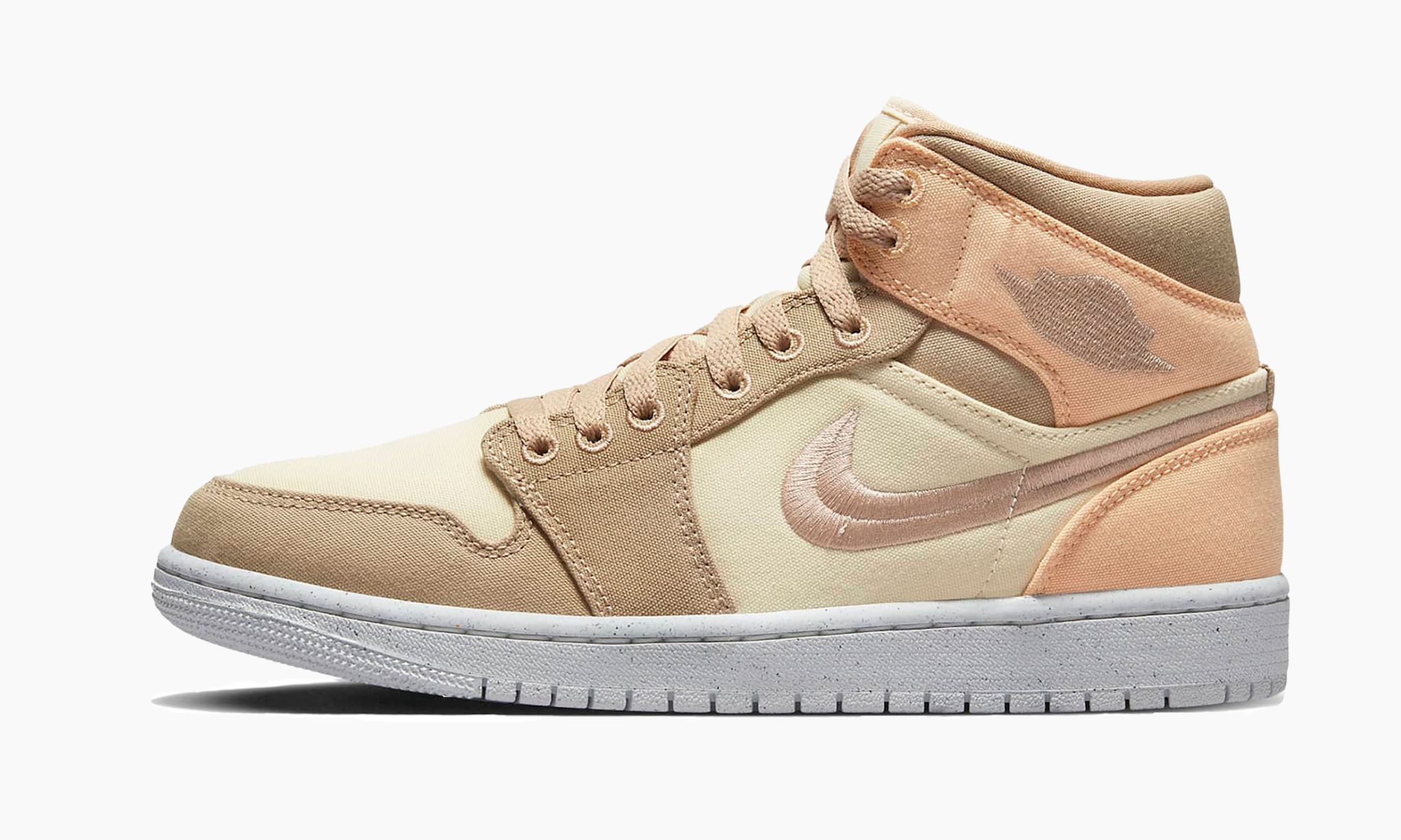 Air Jordan 1 Mid Canvas Khaki