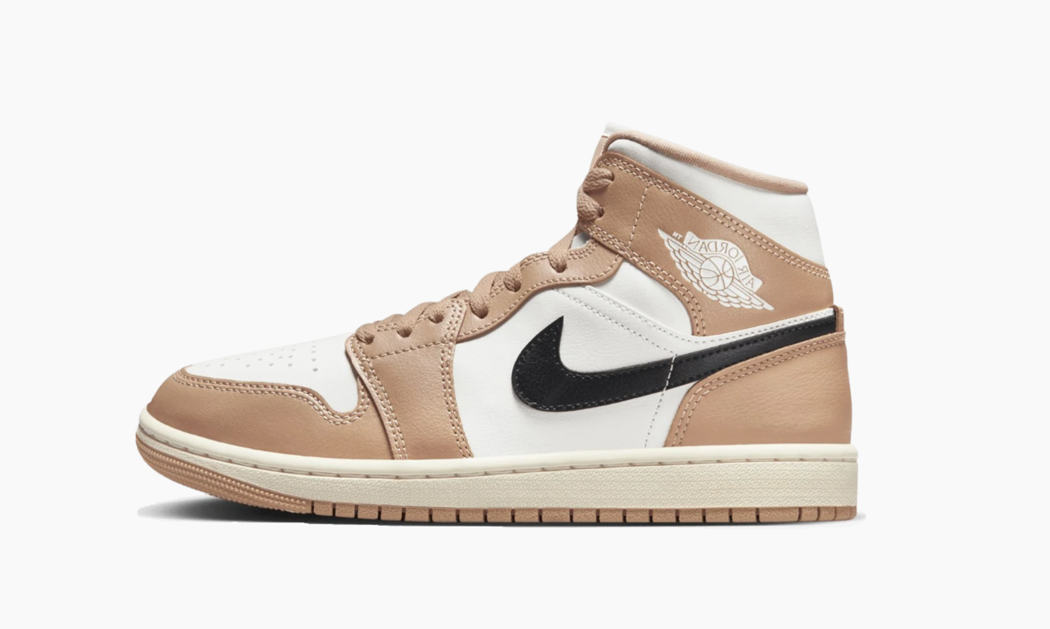 Air Jordan 1 Mid Tan Black