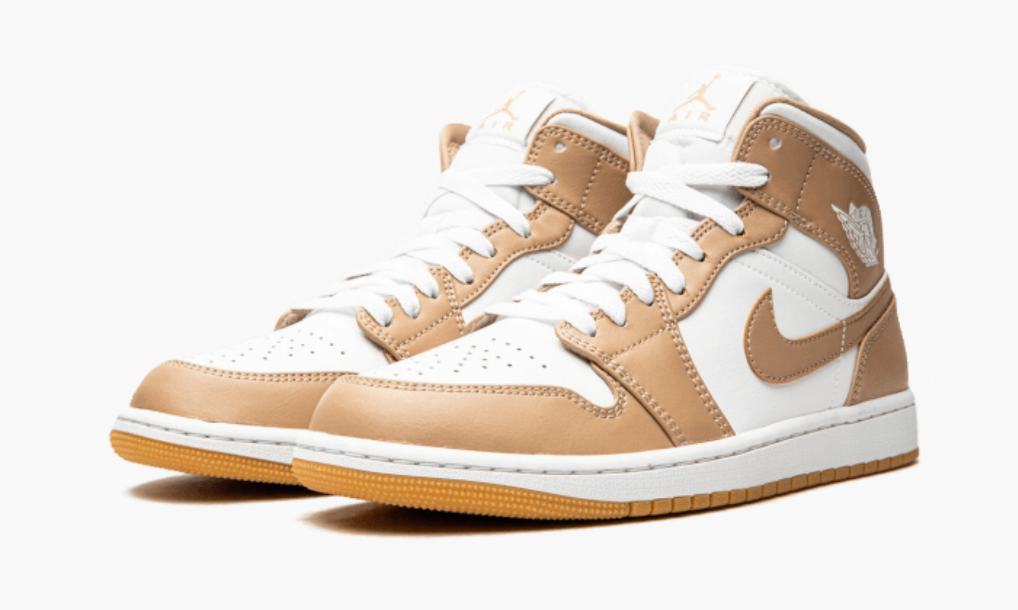 Air Jordan 1 Mid Tan Gum