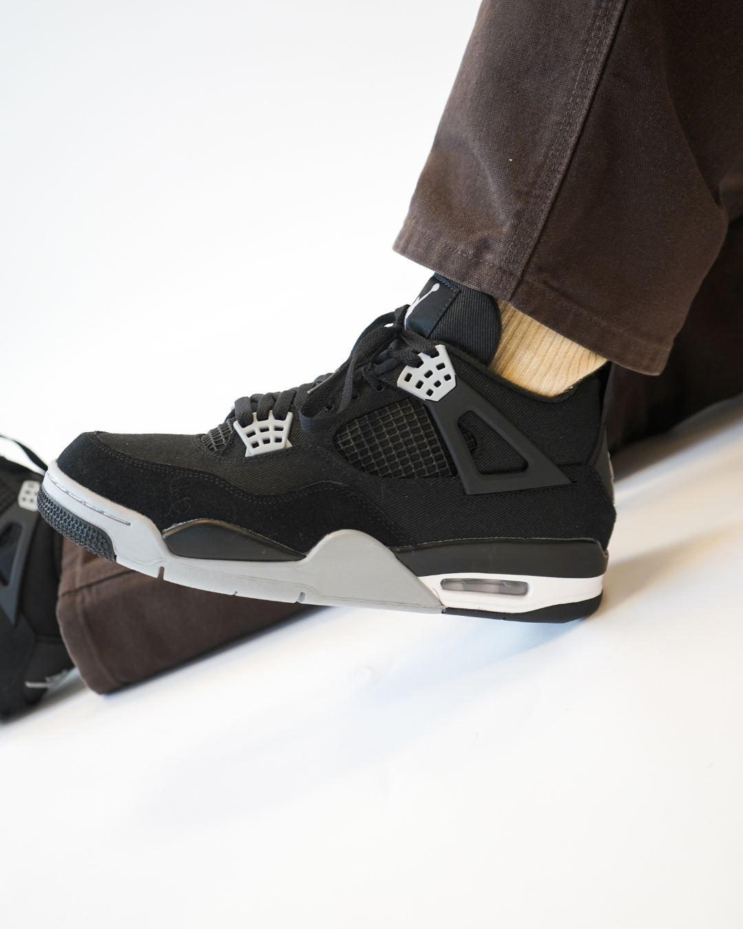 Air Jordan 4 Black Canvas