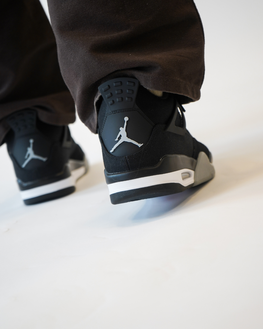 Air Jordan 4 Black Canvas