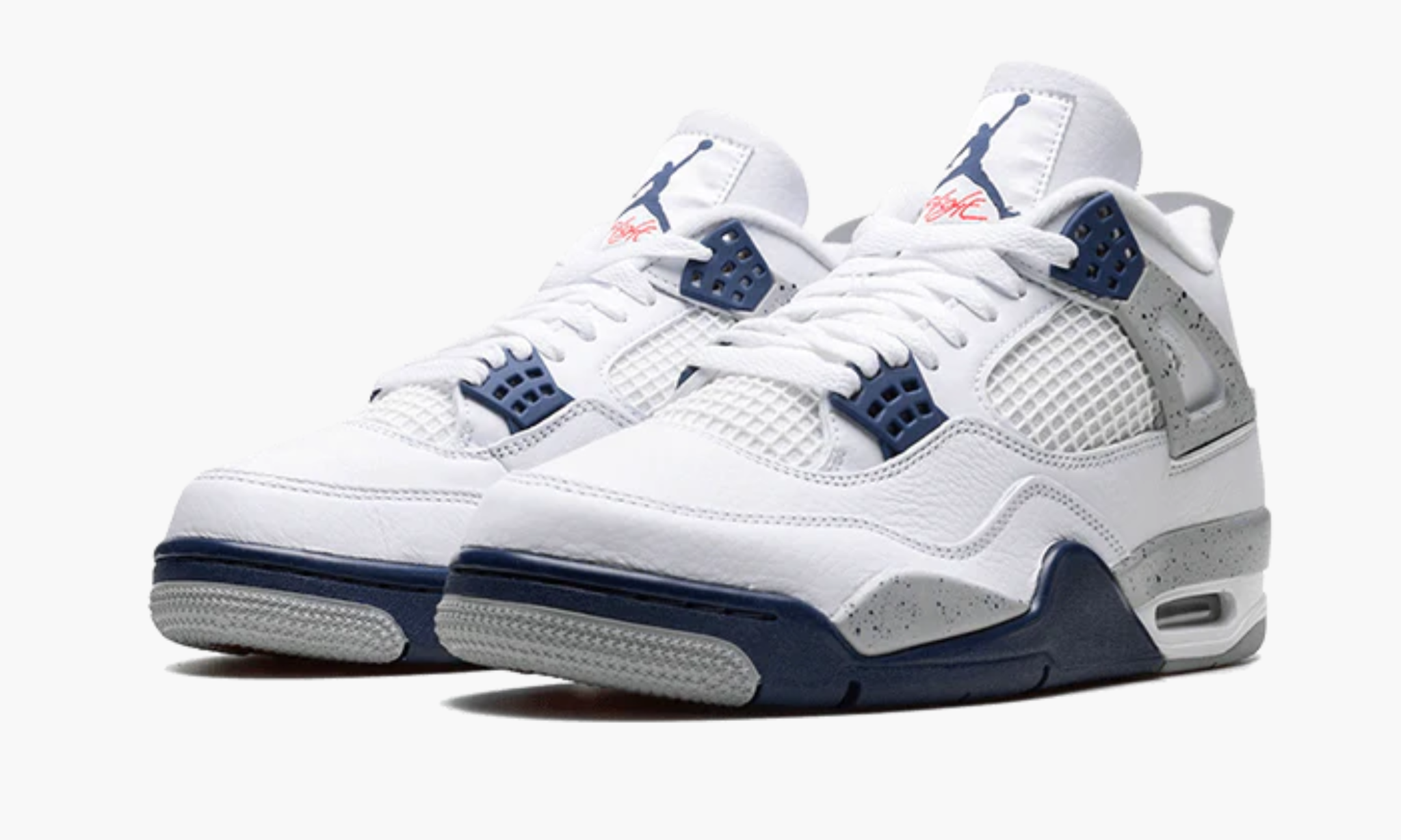 Air Jordan 4 White Midnight Navy