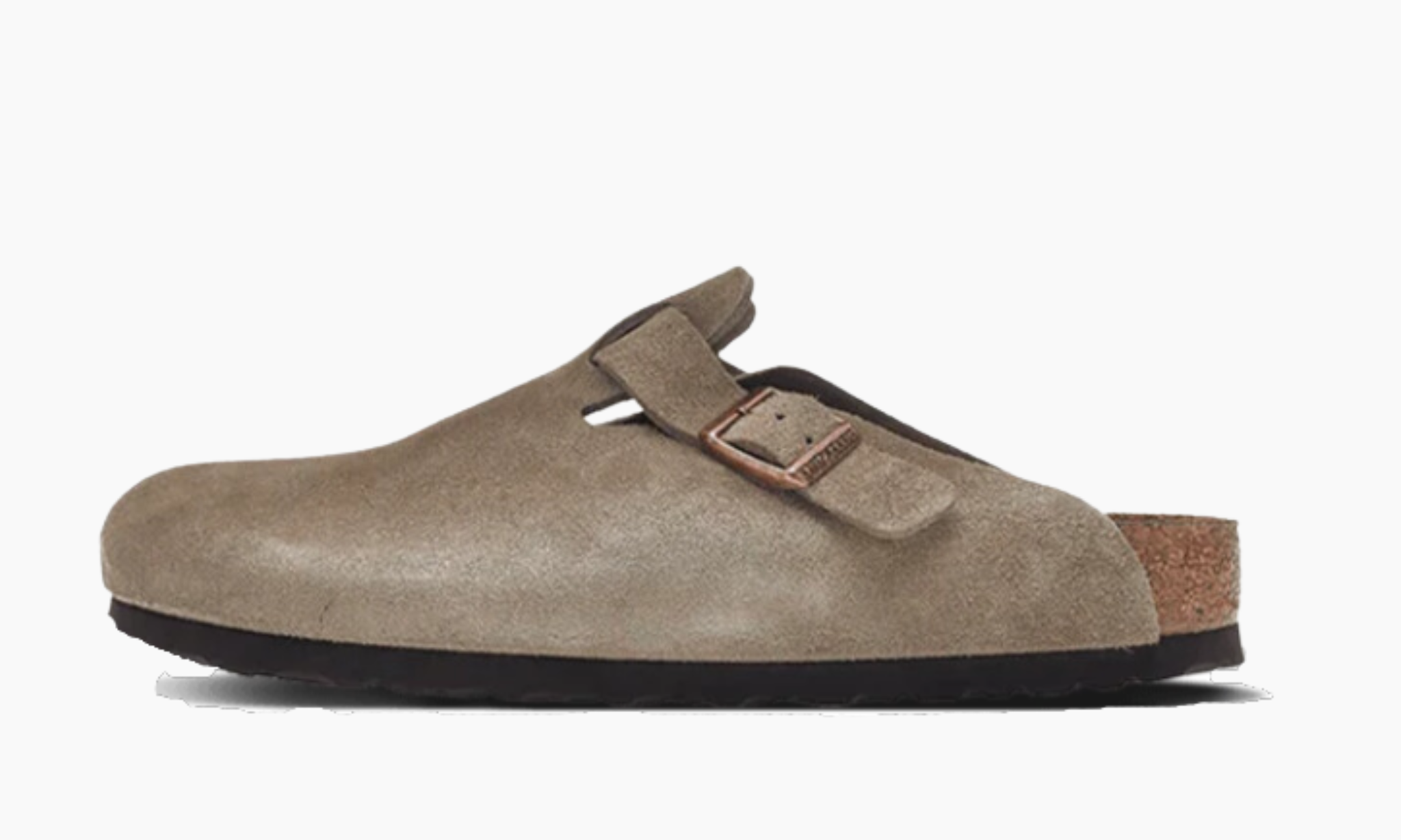 Birkenstock Boston Soft Footbed Suede Taupe