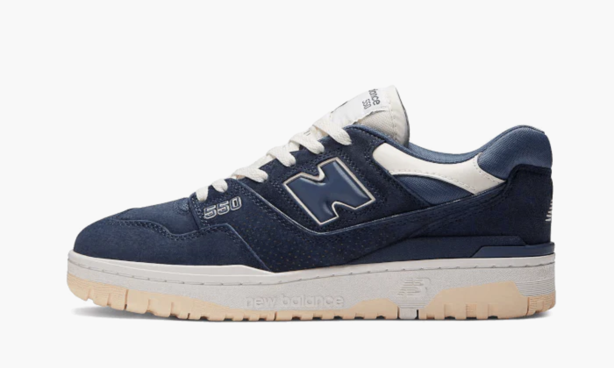 New Balance 550 Natural Indigo Suede