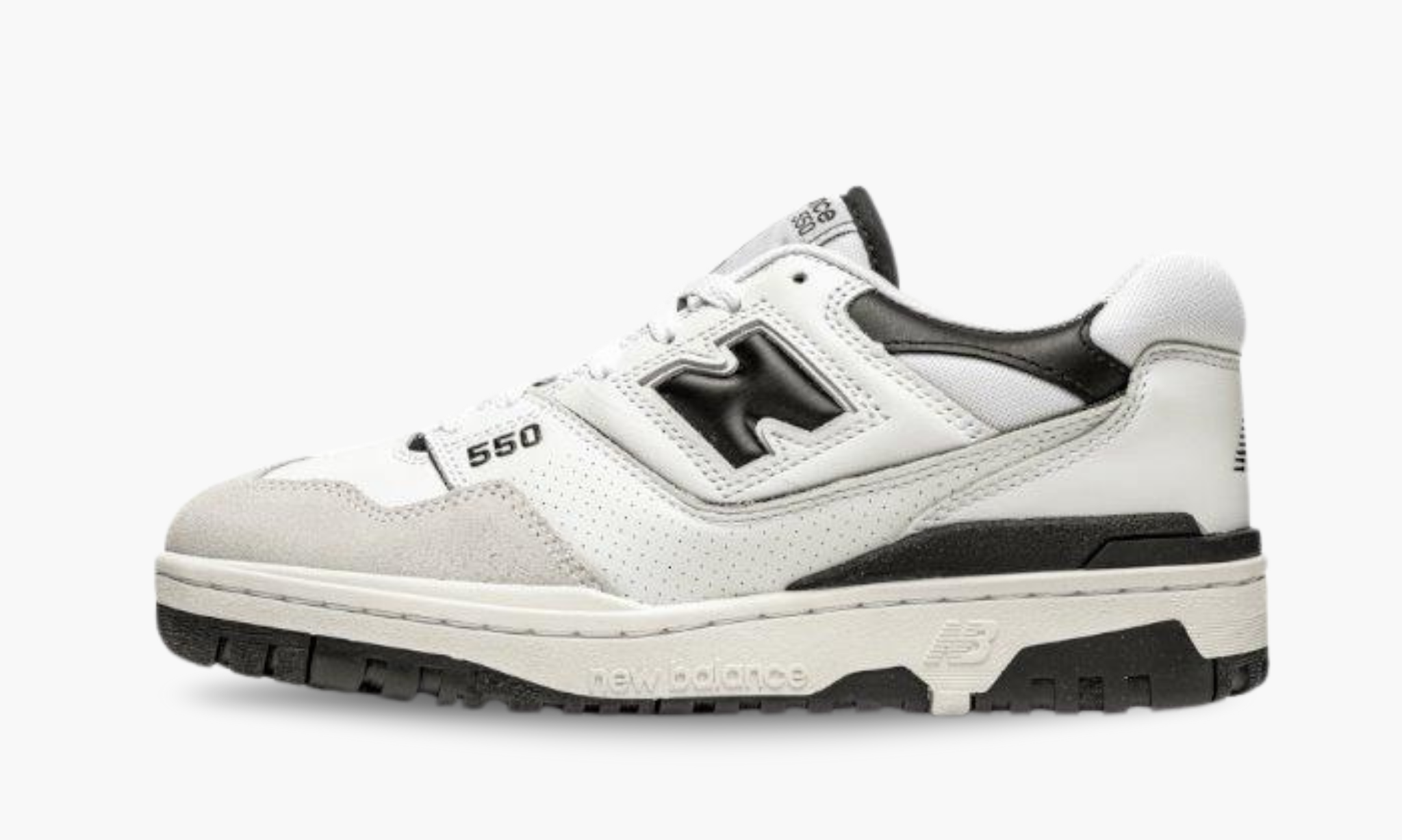 New Balance 550 Sea Salt Black