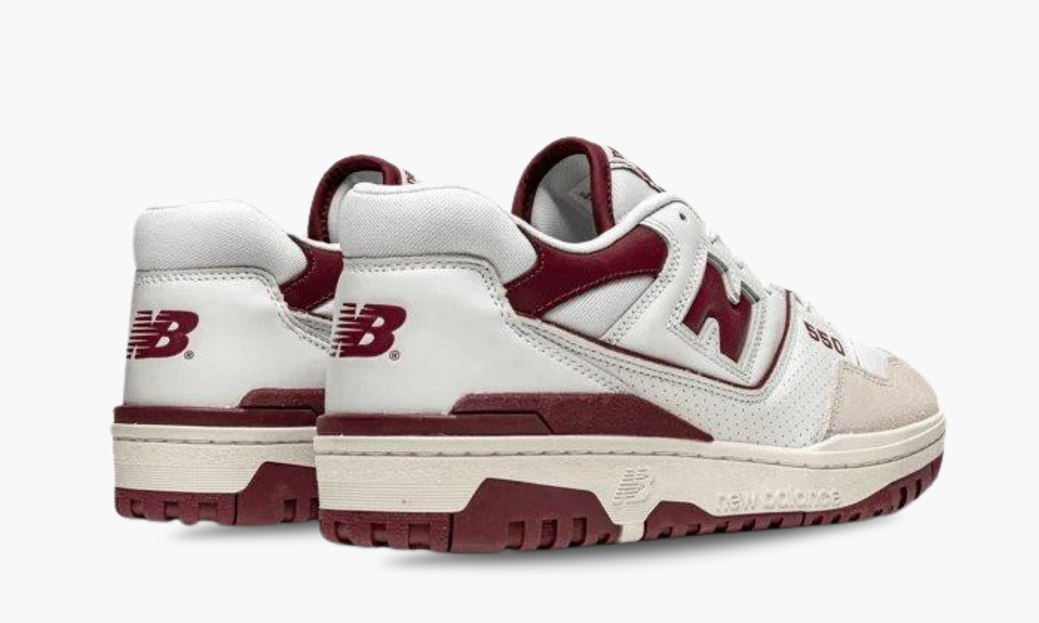 New Balance 550 Sea Salt Burgundy