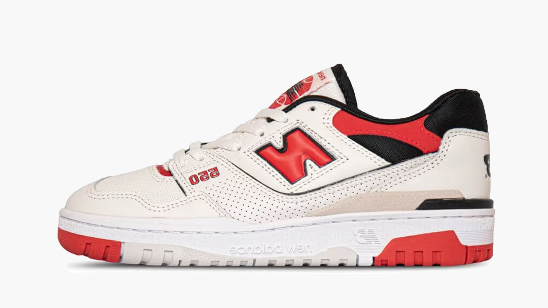 New Balance 550 Sea Salt True Red