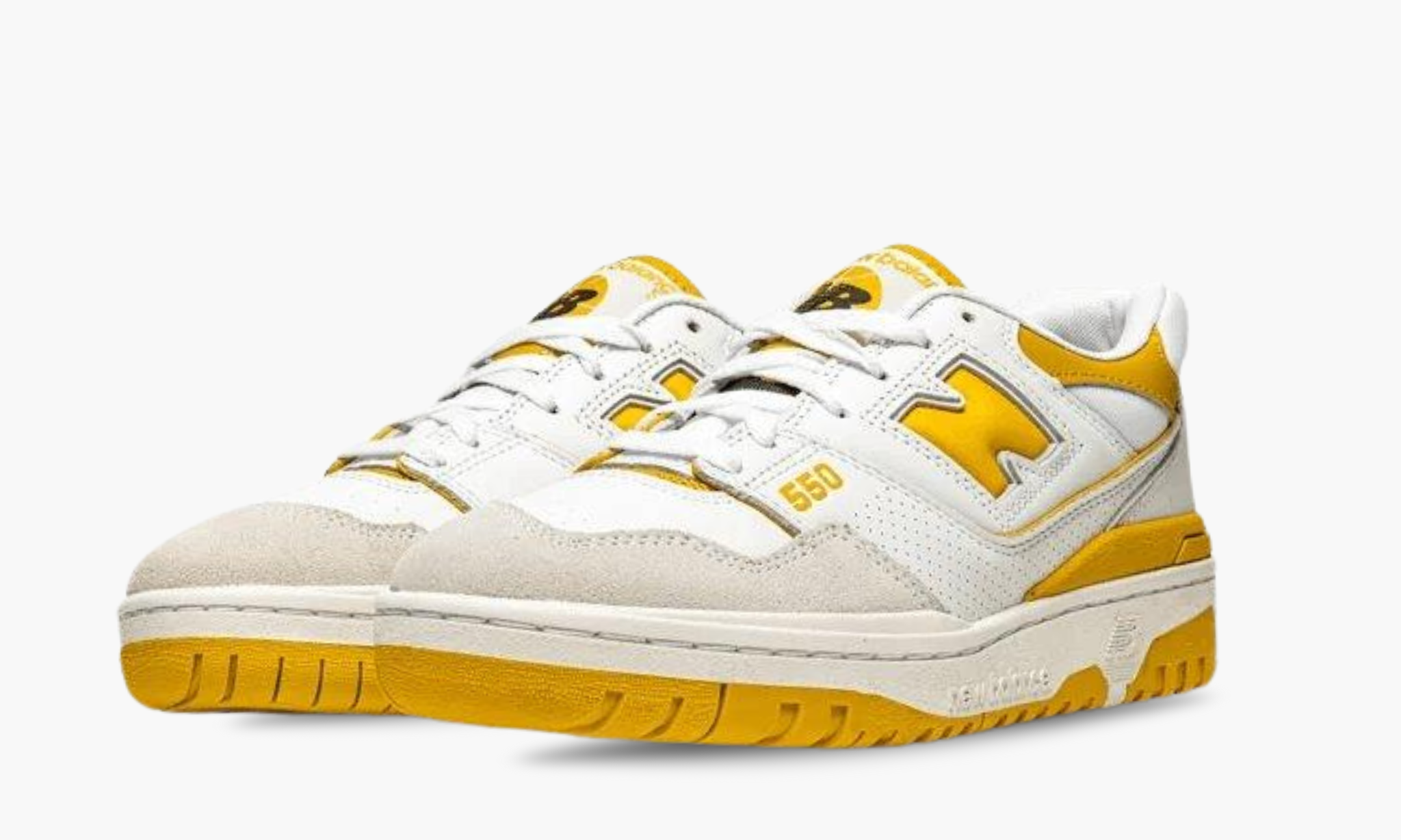 New Balance 550 Sea Salt Varsity Gold