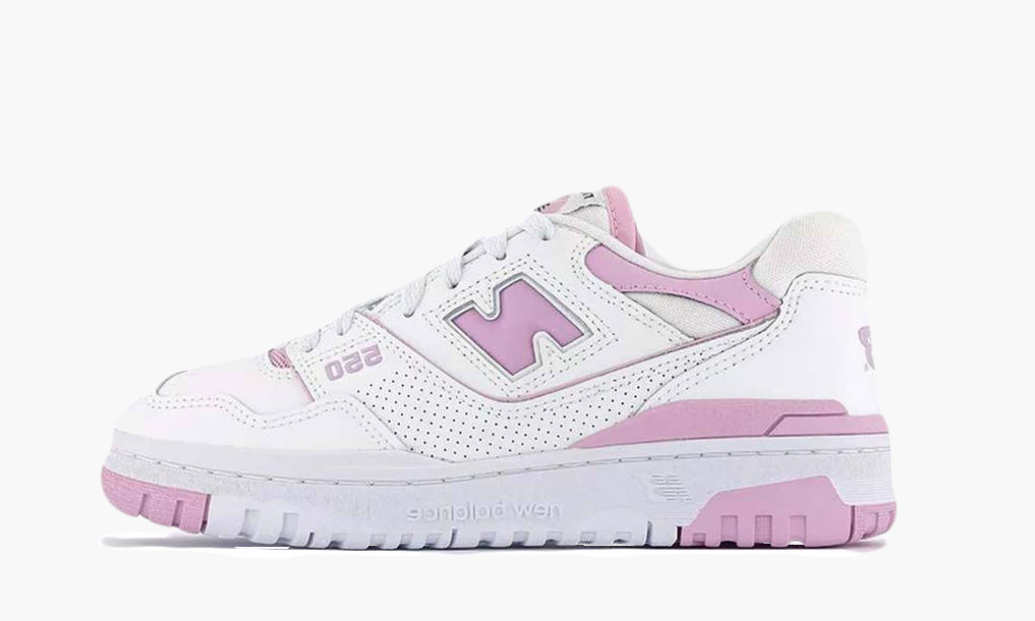 New Balance 550 White Bubblegum Pink