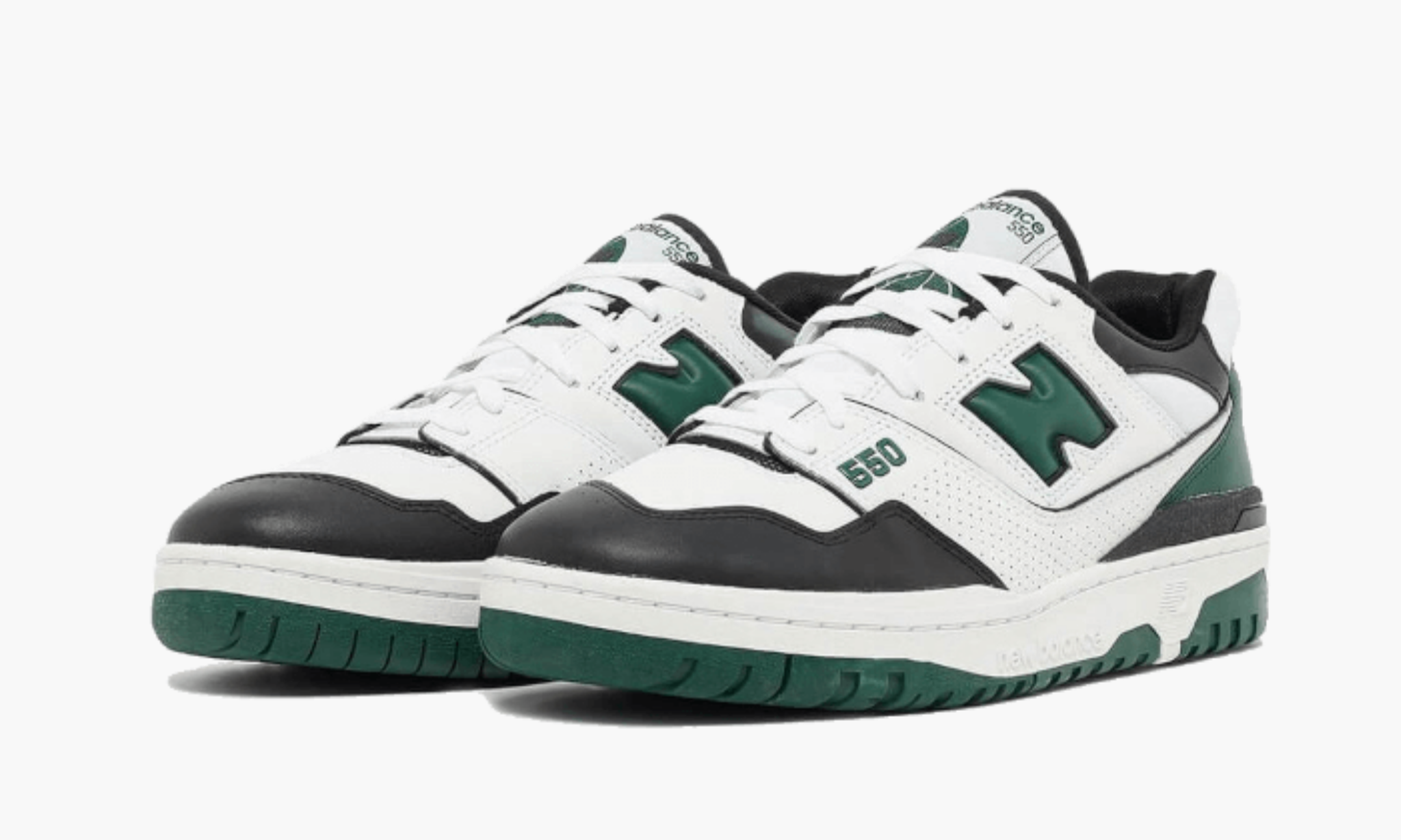 New Balance 550 White Green Black