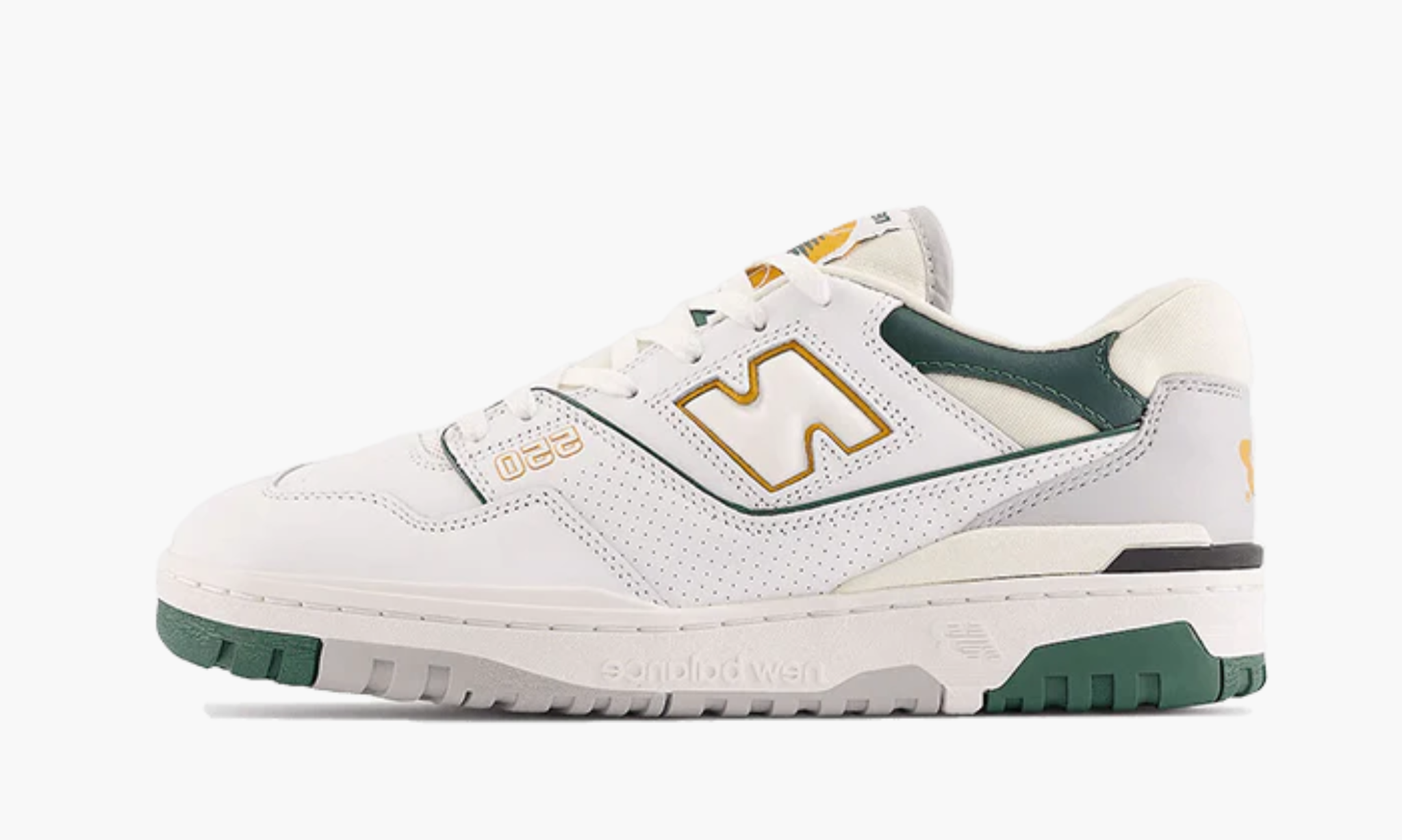 New Balance 550 White Nightwatch Green