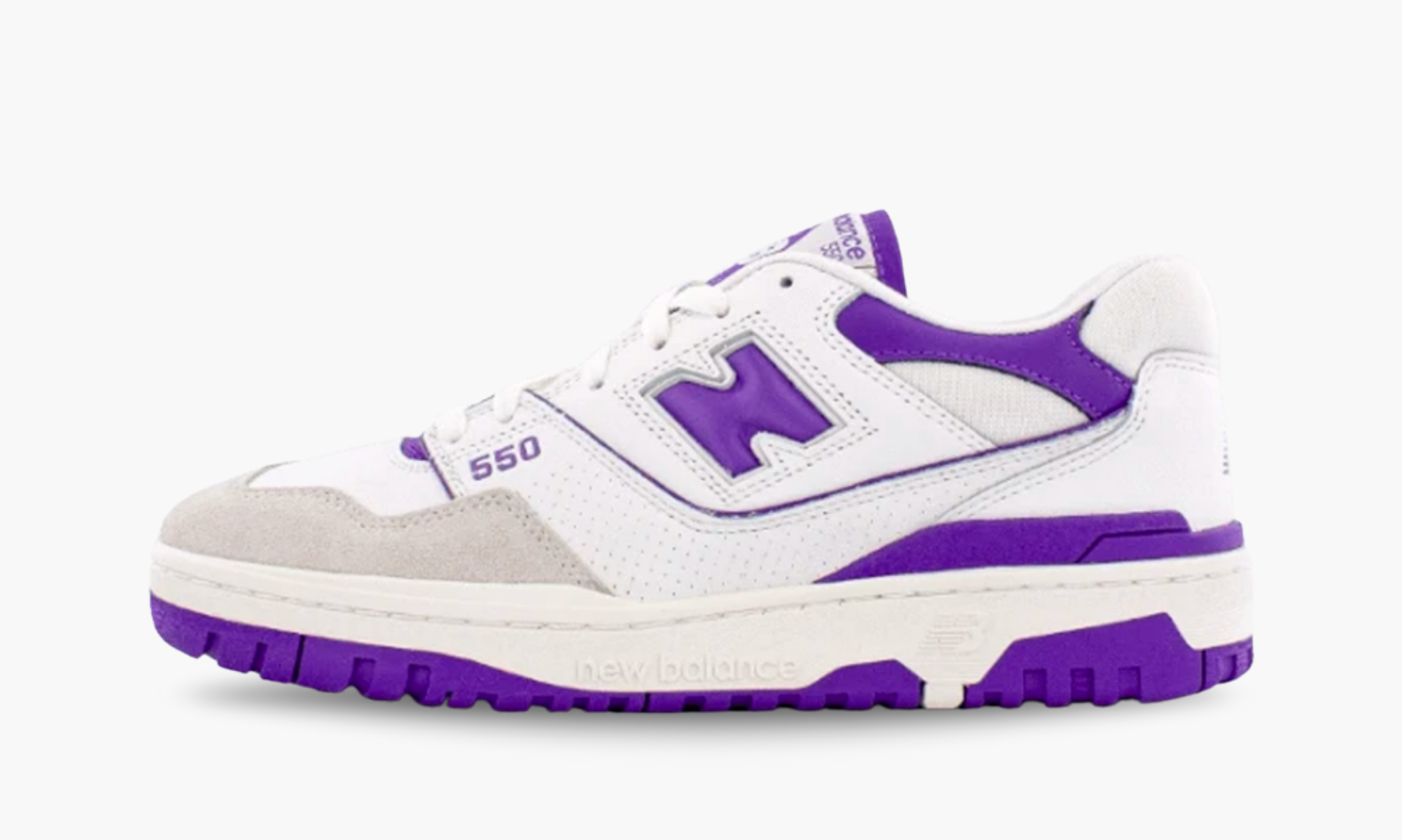 New Balance 550 White Purple