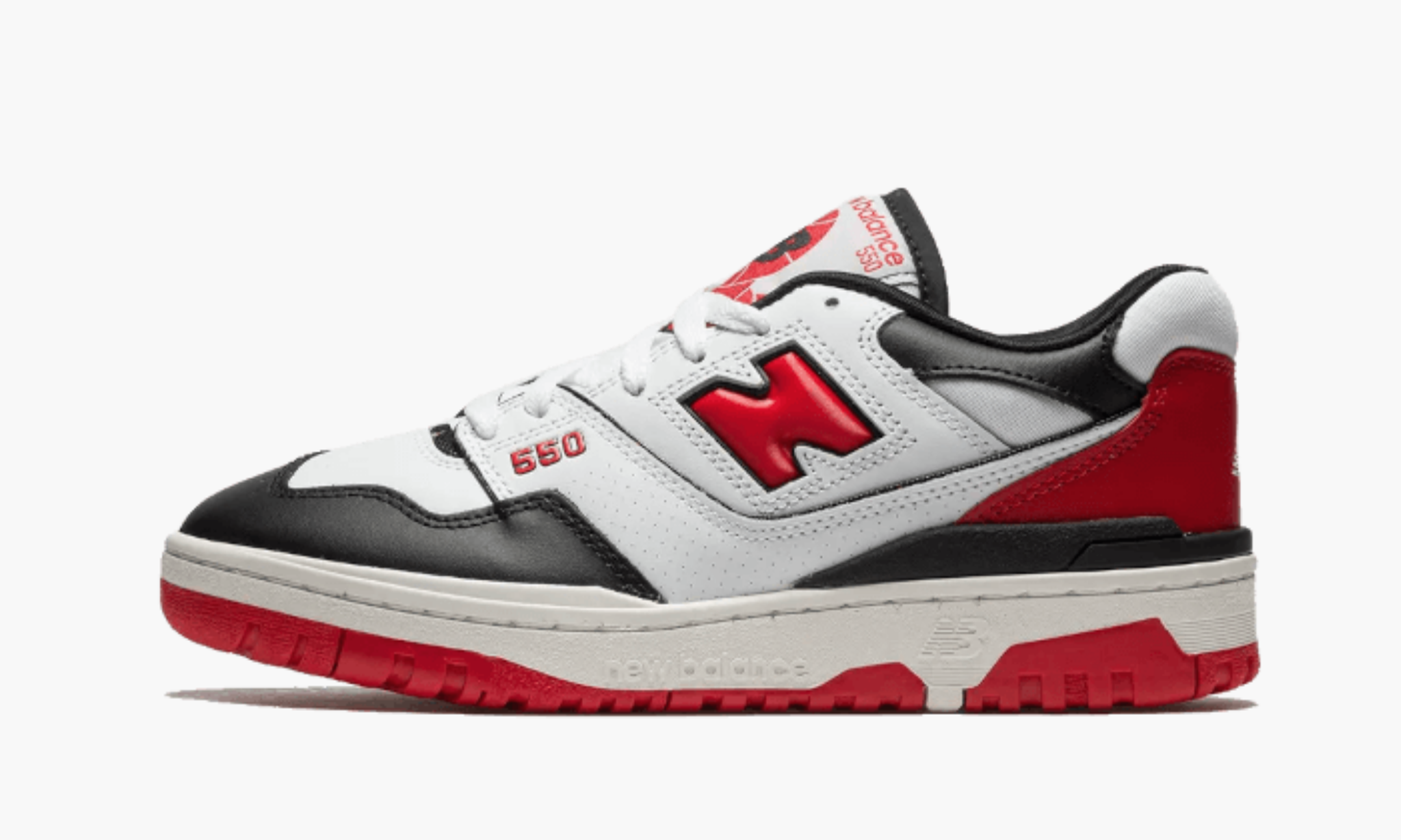 New Balance 550 White Red Black