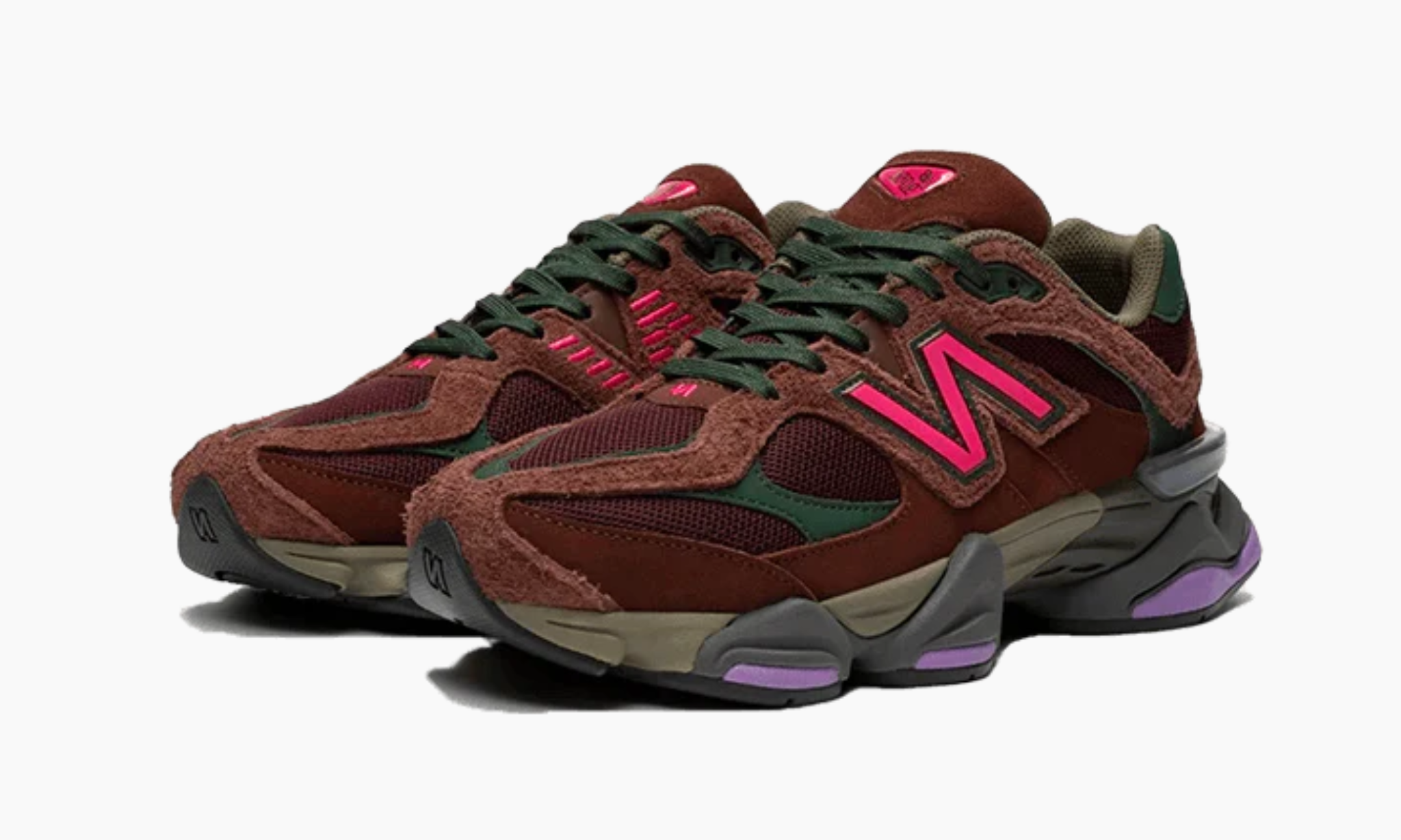 New Balance 9060 Rich Oak Burgundy