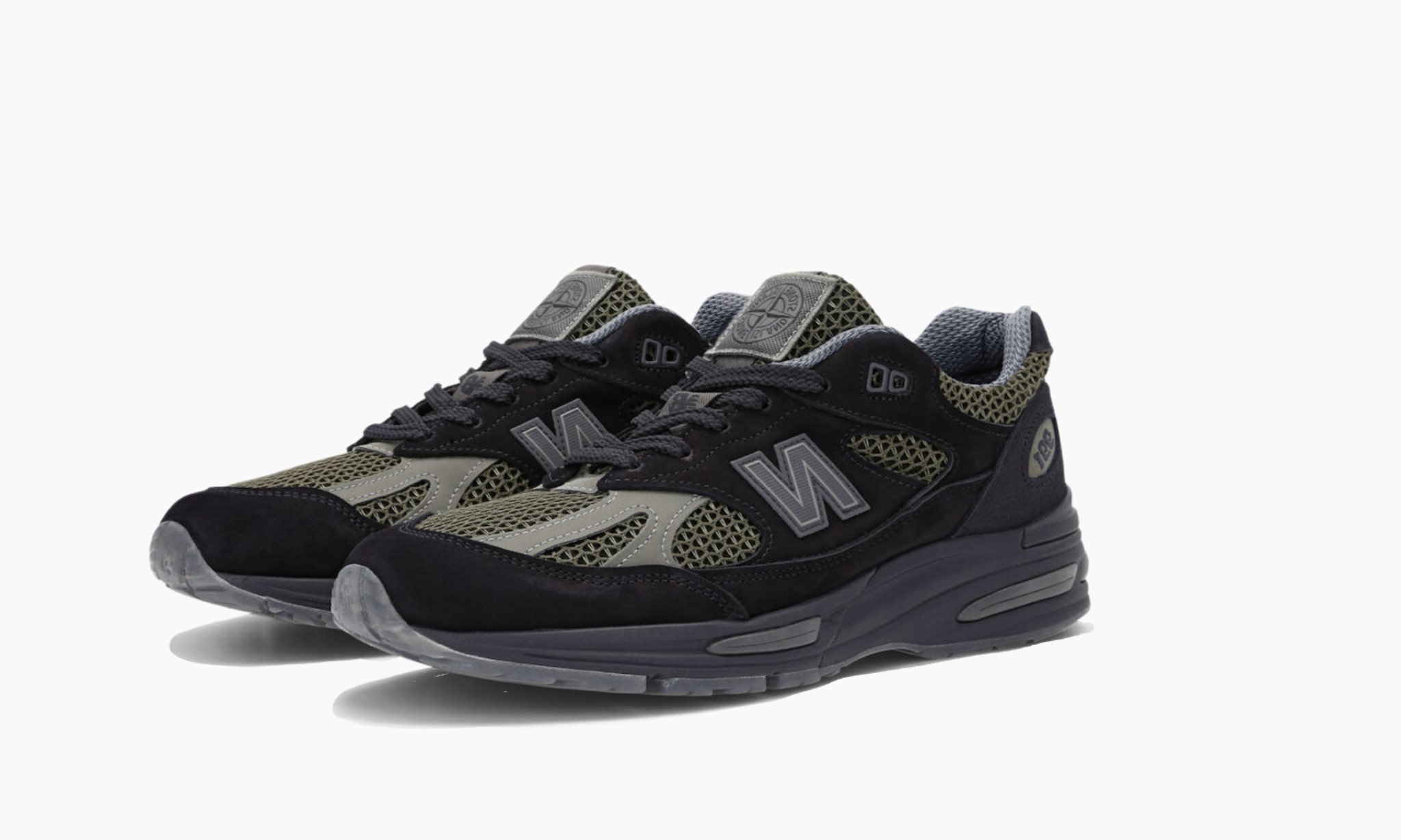 New Balance 991v2 MiUK Stone Island Black