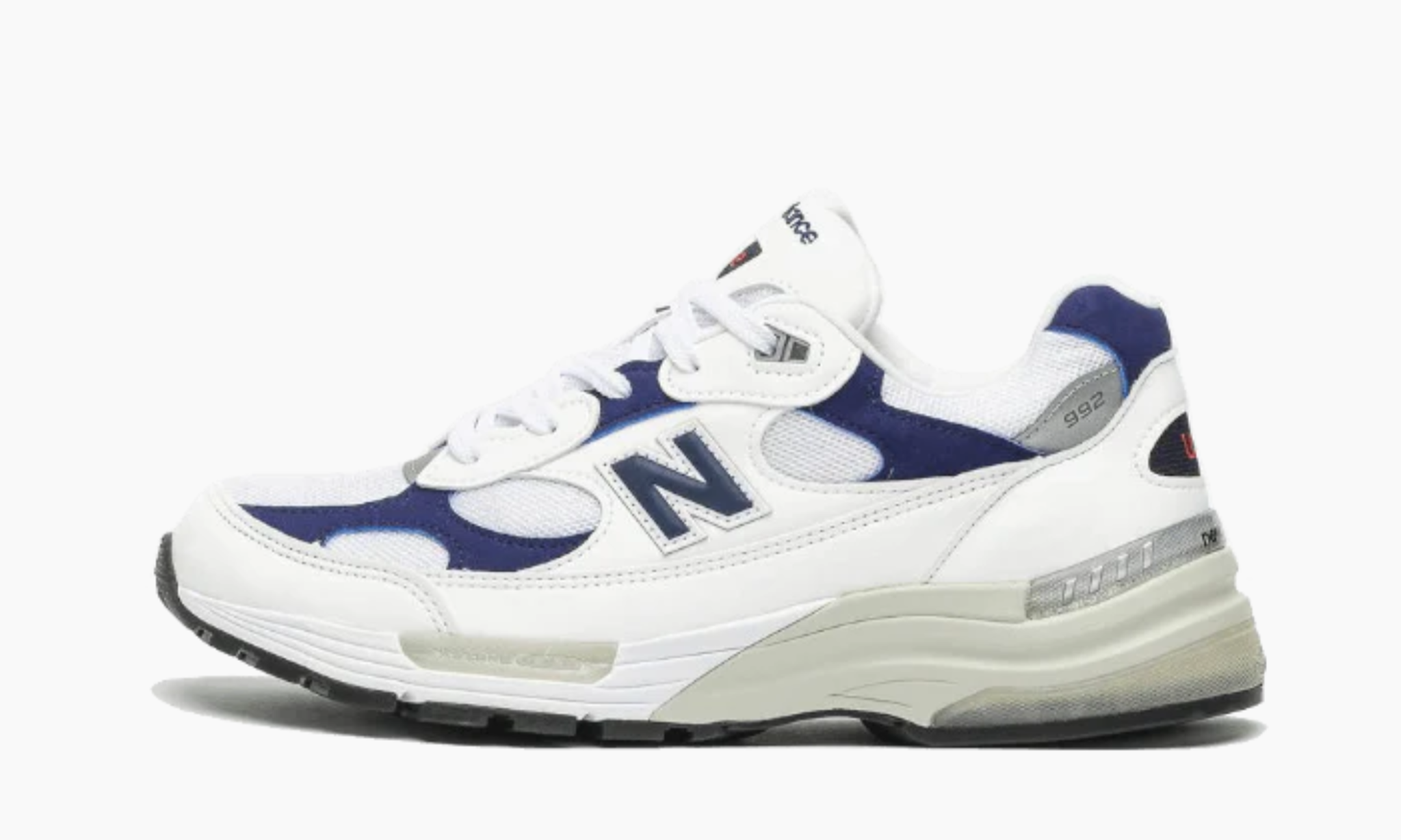 New Balance 992 White Navy