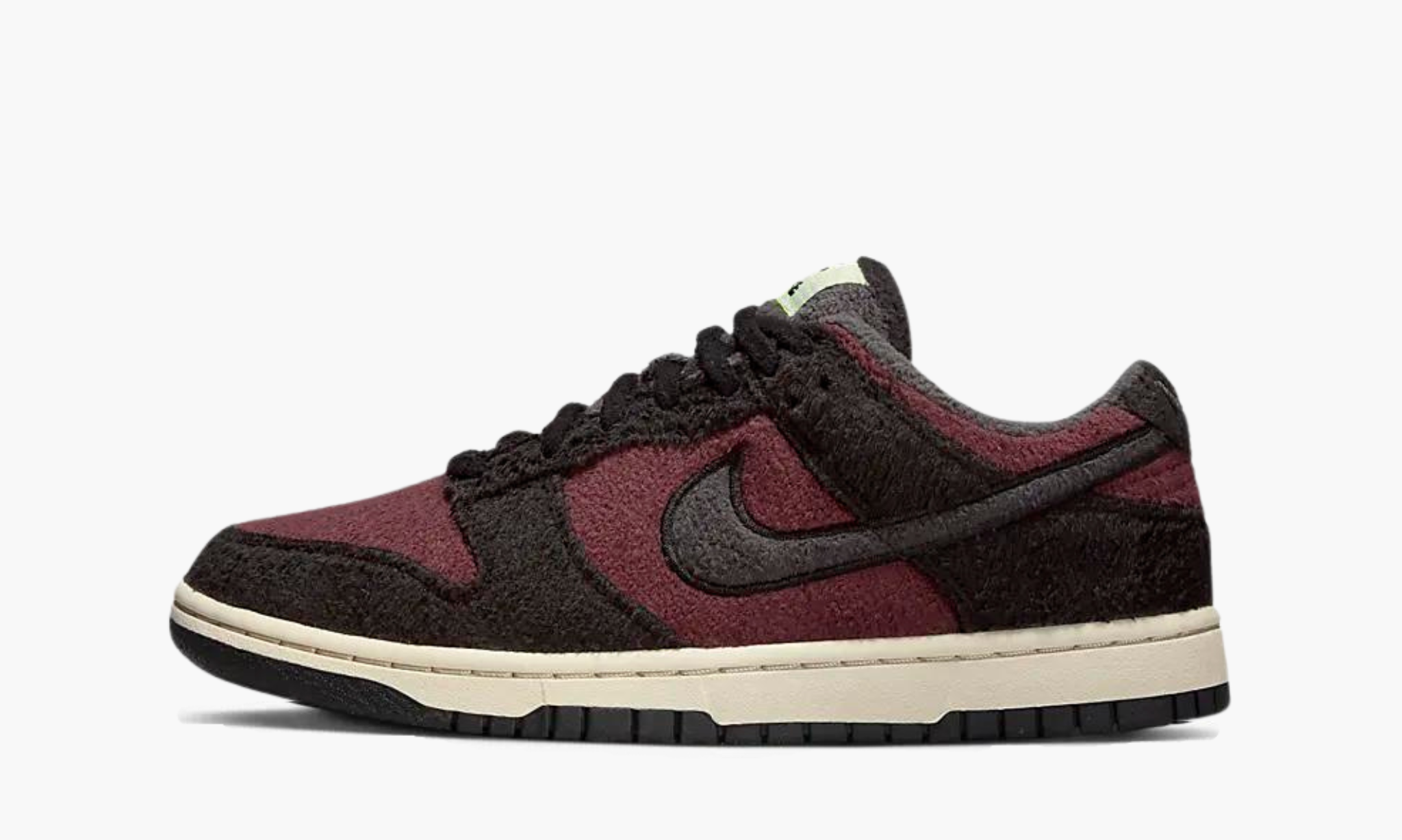 Nike Dunk Low Fleece Pack Burgundy Crush