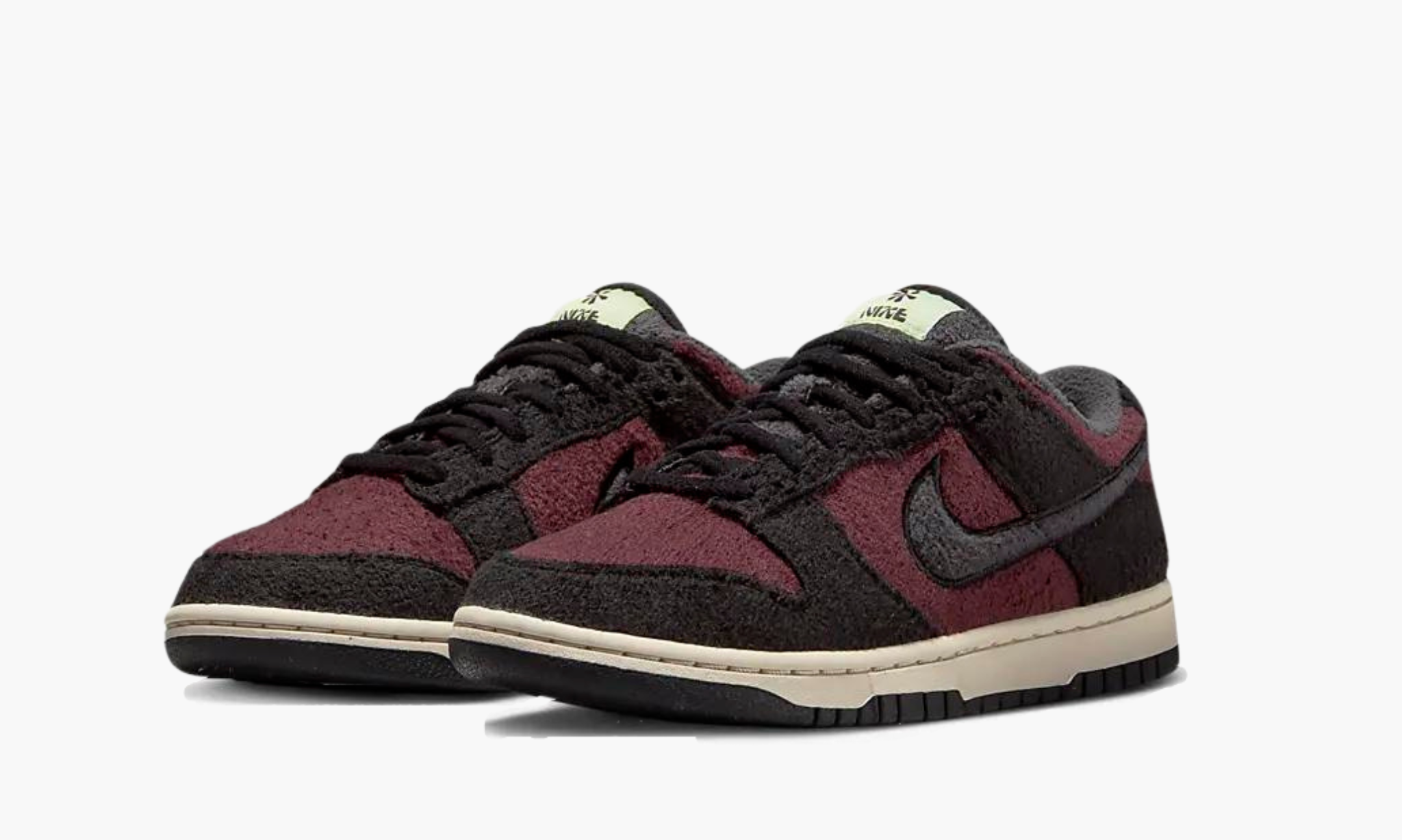 Nike Dunk Low Fleece Pack Burgundy Crush