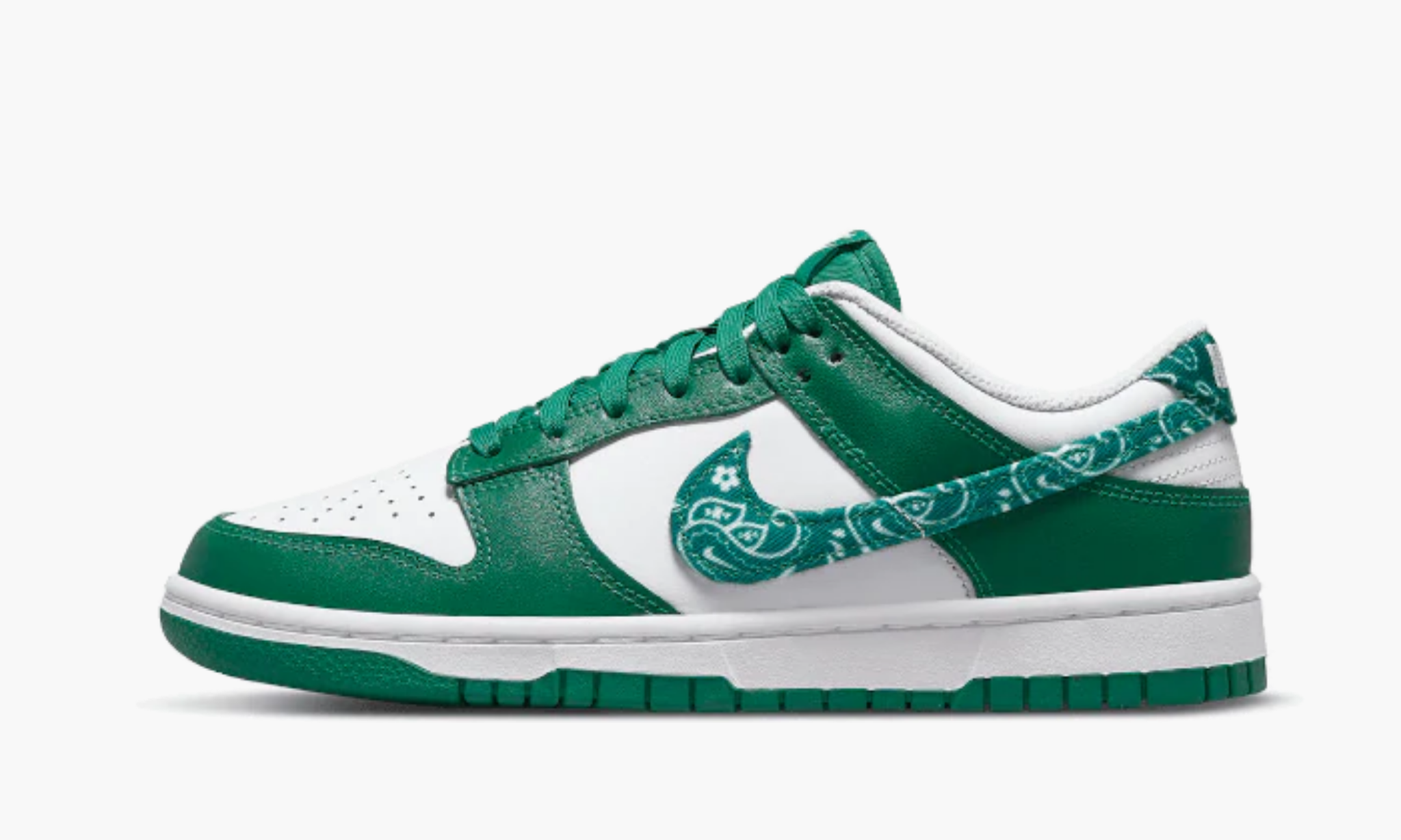 Nike Dunk Low Green Paisley