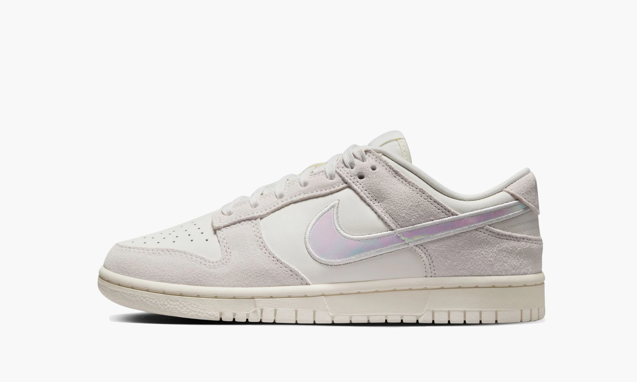 Nike Dunk Low Sail Iridescent Swoosh