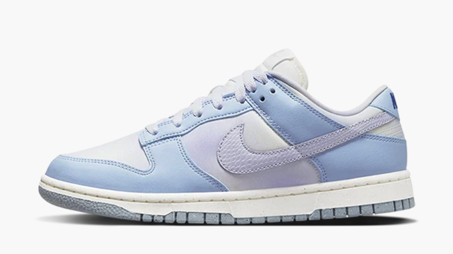 Nike Dunk Low White Blue Airbrush