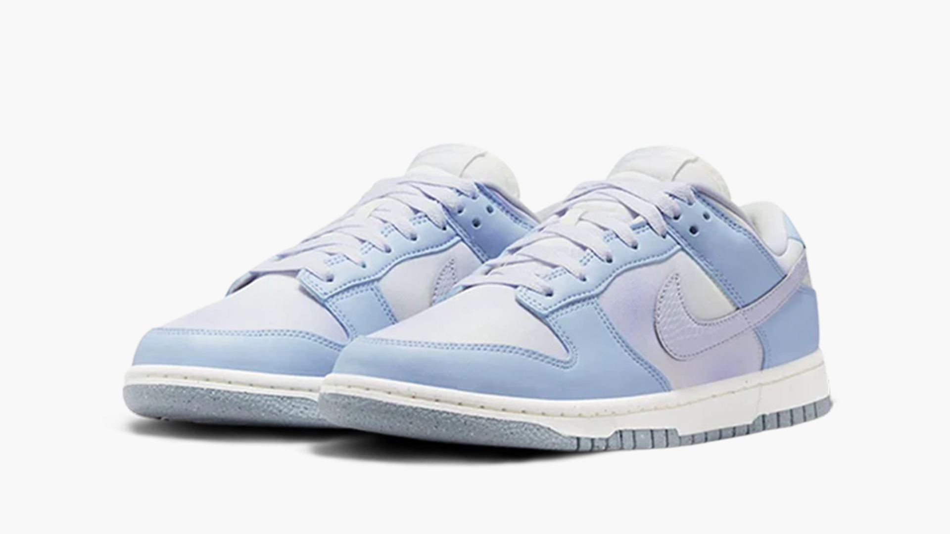 Nike Dunk Low White Blue Airbrush