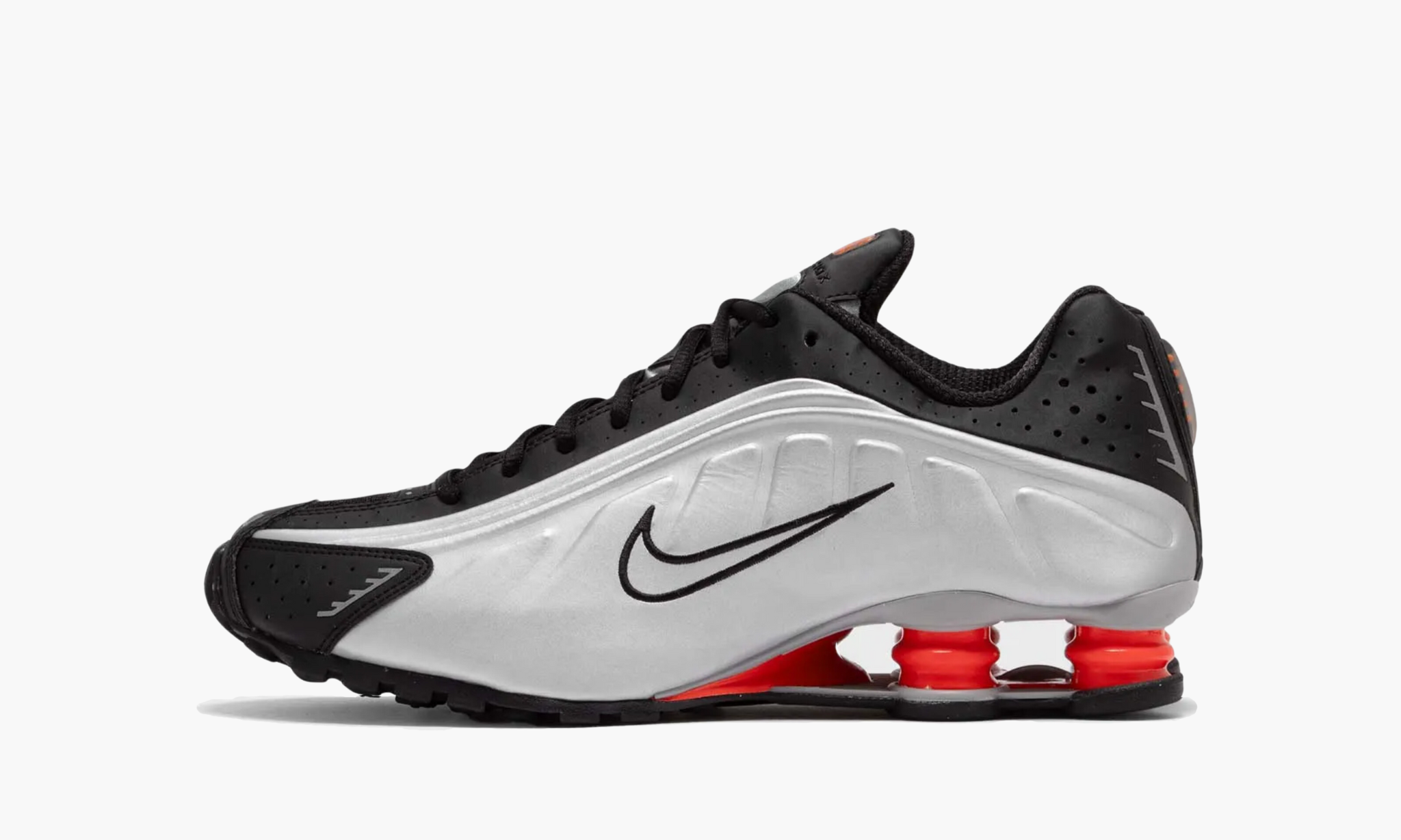 Nike Shox R4 Black Metallic Silver