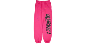 Sp5der Pink Punk V2 Sweatpants