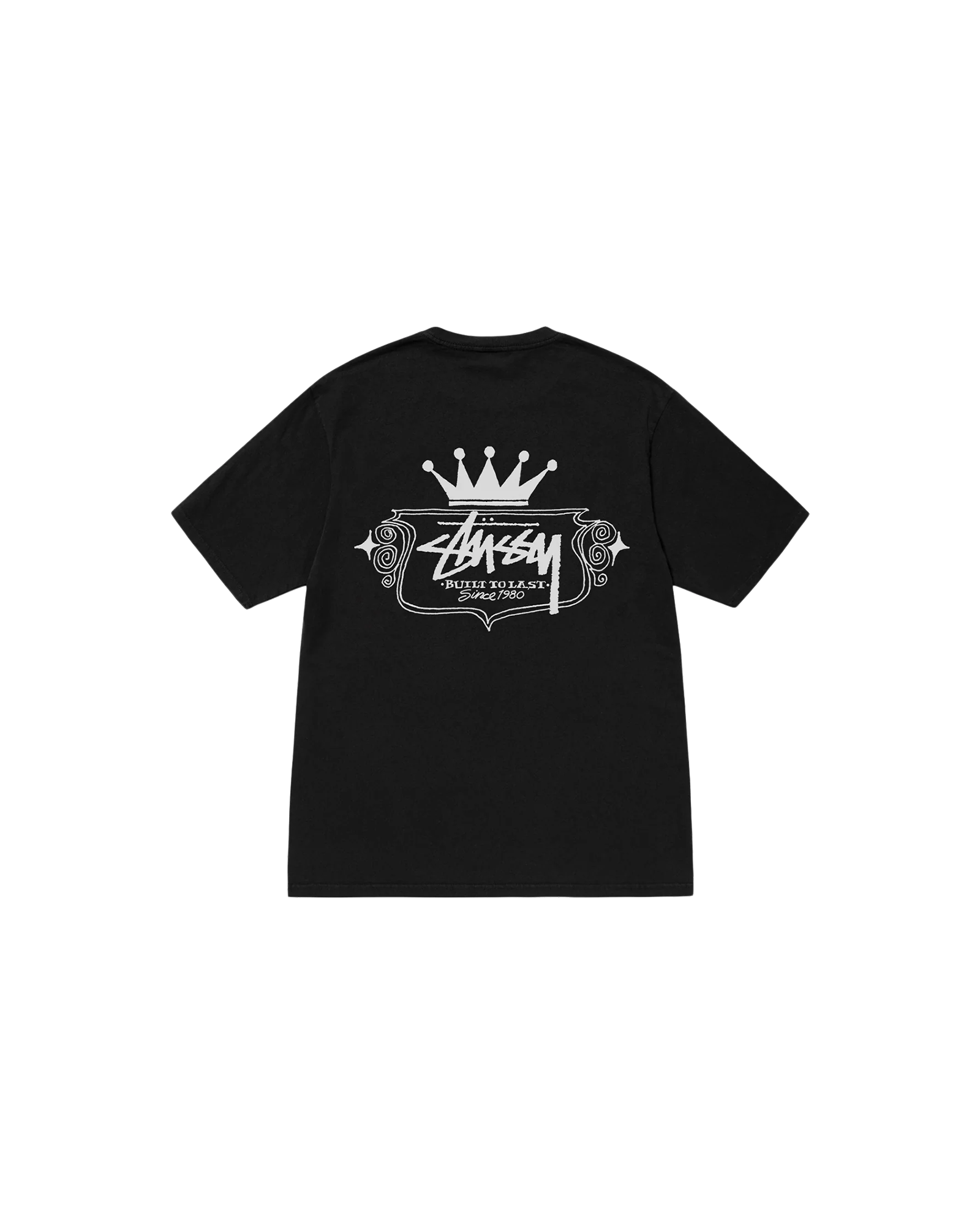 Stussy Built To Last Pigment Dyed Tee Black