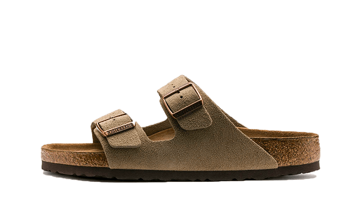 Birkenstock Arizona Suede Leather Soft Footbed Taupe