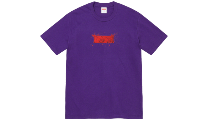 Supreme Ralph Steadman Box Logo Tee Purple