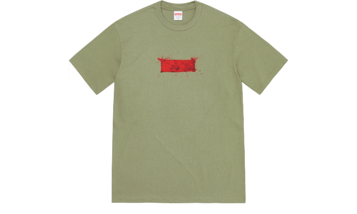 Supreme Ralph Steadman Box Logo Tee Olive