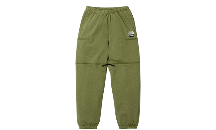 Supreme The North Face Convertible Sweatpant Olive