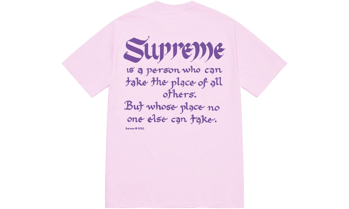 Supreme Person Tee Light Purple