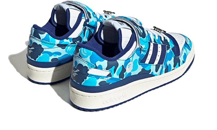 Adidas Forum 84 Low Bape 30th Anniversary Blue Camo