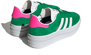 Adidas Gazelle Bold Green Lucid Pink