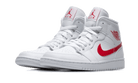 Air Jordan 1 Mid White University Red
