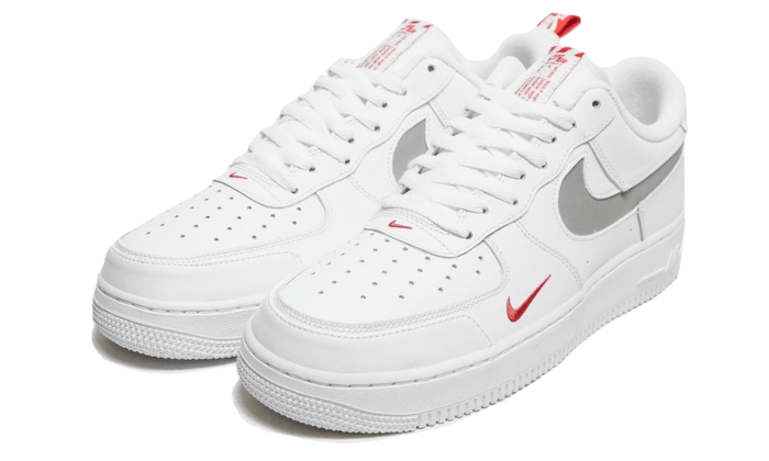 Nike Air Force 1 Low White Red Mini Swoosh