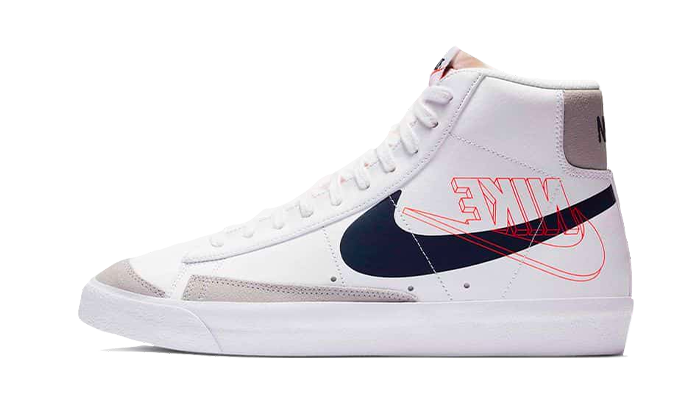 Nike Blazer Mid '77 Reverse Logo White