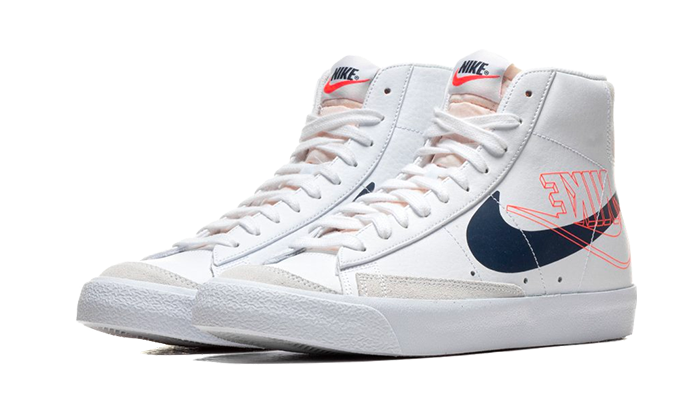 Nike Blazer Mid '77 Reverse Logo White