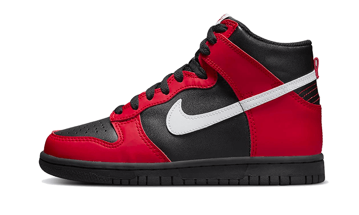 Nike Dunk High Black Red