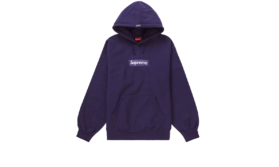 Supreme Box Logo Hooded Sweatshirt (FW23) Dark Purple